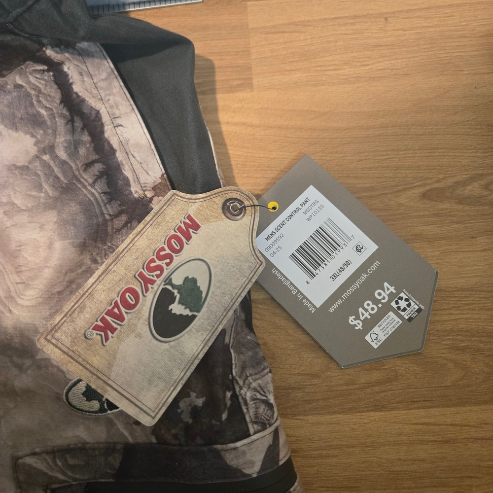 Mossy Oak Elements Terra Gila Scent Control Hunting Pants 3XL Waterproof Camo - Picture 13 of 16
